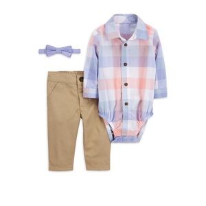 3/$15(NWT) Carters baby Boy Bodysuit and pant outfit set